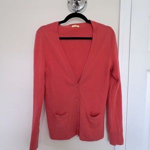 Coral Cashmere Women’s Cardigan